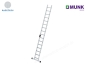 Preview: MUNK Aluminium Stufenanlegeleiter 16 Stufen