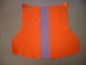 Preview: 3M Schutzhelmkombination BAU SPEZIAL - Version "extreme" mit orangenem Nackenschutz für Kapselgehörschutzträger