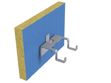 LUX-Top LS IV Leitersicherung für das Flachdach zur Befestigung an der Sandwich- oder Trapezprofilfassade
