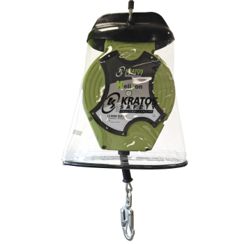 Preview: KAPOT-L - Schutzhülle für Höhensicherungsgeräte mit automatischem Rückzug von 20 bis 30 m, für den Einsatz im Freien