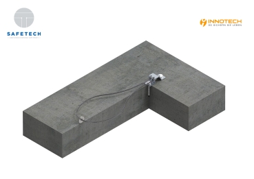 INNOTECH Sling-11 Einzelanschlagpunkt für Steildächer (EN 795 A+B)