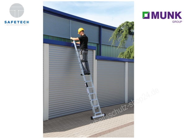 MUNK Aluminium Stufenanlegeleiter 16 Stufen