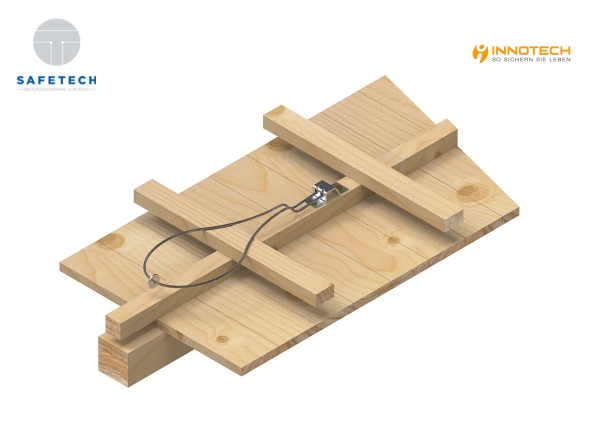 INNOTECH Sling-11 Einzelanschlagpunkt für Steildächer (EN 795 A+B)