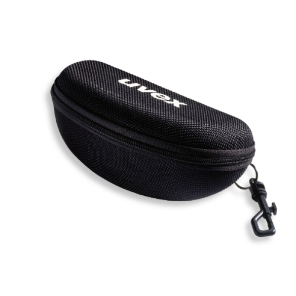 uvex Brillenetui schwarz mit Karabiner (VE 5 Stk.)
